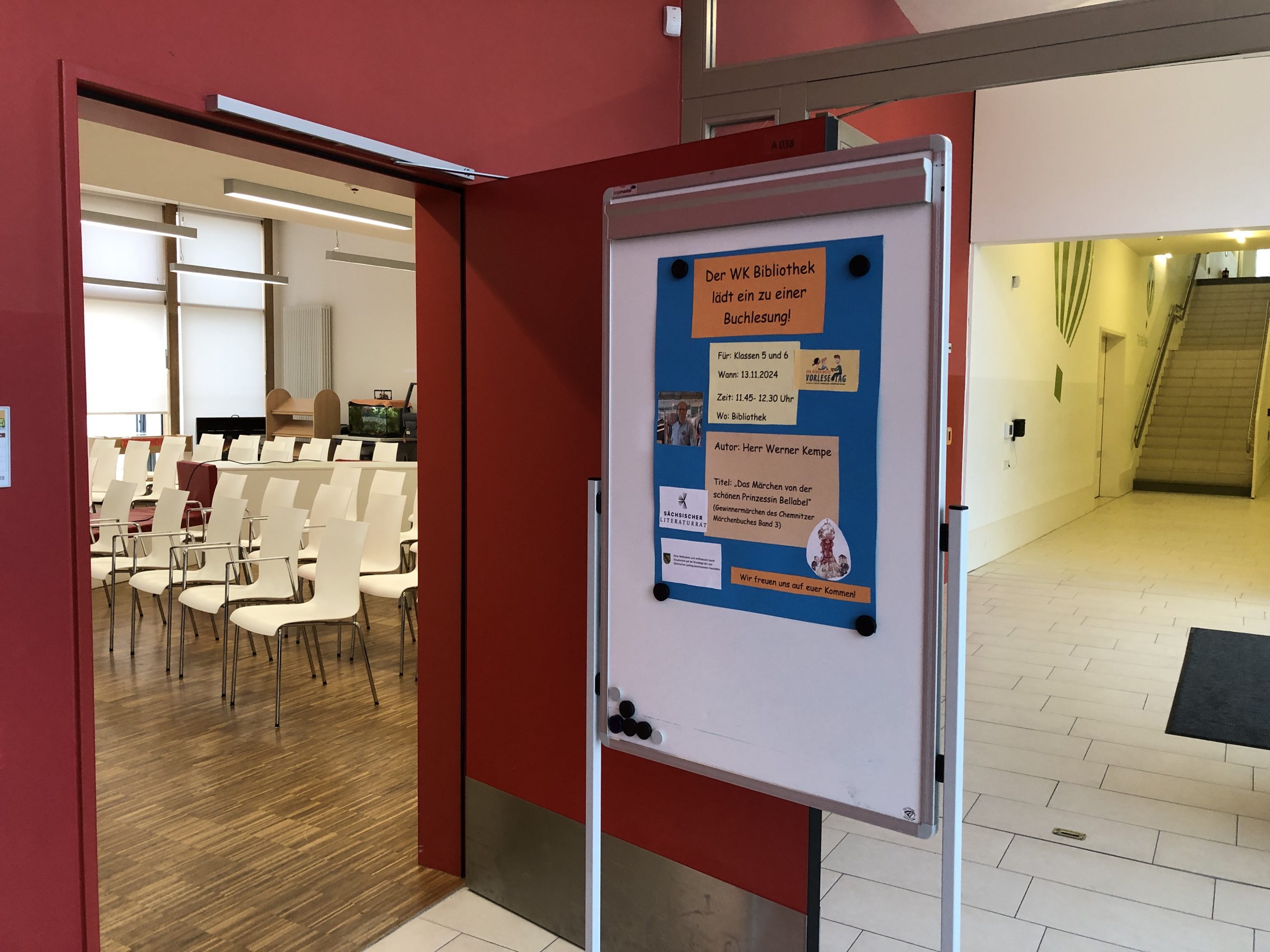 Lesung an der Terra Nova Schule